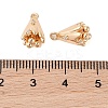 Brass Pendants with Clear Glass Rhinestone KK-N254-66G-3