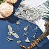 40Pcs 10 Styles Halloween Tibetan Style Alloy Pendants TIBE-FS0003-30-8