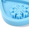 DIY Teardrop with Snowflake Pendants Silicone Molds DIY-D060-27-3