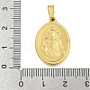 Ion Plating(IP) 304 Stainless Steel Pendants STAS-B071-02A-21G-3
