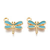 Light Gold Plated Alloy Charms ENAM-T009-02B-2
