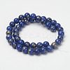 Natural Mashan Jade Beads Strands X-G-P232-01-G-6mm-2