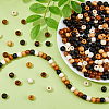 400Pcs 5 Styles Wooden Beads WOOD-DC0001-40-4