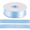 1 Roll Imitation Leather Polyester Ribbon LC-TA0001-02B-1
