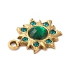 Real 18K Gold Plated 304 Stainless Steel Pendants STAS-A084-22G-02-3