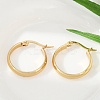 201 Stainless Steel Hoop Earrings EJEW-Q026-17G-A-4