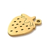 304 Stainless Steel Charms STAS-O005-21G-2