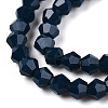 Opaque Solid Color Imitation Jade Glass Beads Strands EGLA-A039-P2mm-D09-2