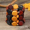 Bohemia & Ethnic Style Wood Stretch Bracelets for Women WG33998-06-1