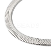 Non-Tarnish 304 Stainless Steel Herringbone Chain Bracelet for Men Women BJEW-Q998-01P-2