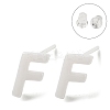 Hypoallergenic Bioceramics Zirconia Ceramic Stud Earrings EJEW-F340-04F-1