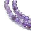 Natural Amethyst Beads Strands G-P457-A01-15-2