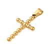 Ion Plating(IP) 304 Stainless Steel Pendants STAS-C103-30B-G-2
