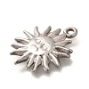 304 Stainless Steel Pendants STAS-P381-07P-2