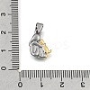Brass Pendants KK-E802-38GP-3