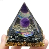 Resin Orgonite Pyramid PW-WG40663-02-1