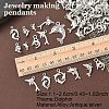 60Pcs 10 Styles Tibetan Style Alloy Pendants FIND-YW0006-46-1