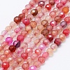 Natural Agate Beads Strands X-G-E469-12F-1