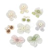 27Pcs 9 Styles Lace and CCB Embroidery Sewing Fiber DIY-CJ0003-20-8