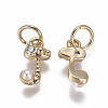 Brass Charms KK-L179-08J-G-2