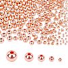 300Pcs 5 Sizes Brass Beads KK-PH0001-73RG-WH-1