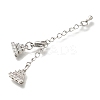 Brass Lobster Claw Clasps KK-K388-62P-2
