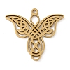 5Pcs 201 Stainless Steel Pendants STAS-B064-16G-1