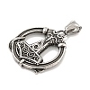 316 Surgical Stainless Steel Pendants STAS-E212-65AS-2