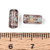 Picasso Transparent Glass Bugle Beads SEED-N010-02L-3