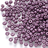 6/0 Baking Paint Glass Round Seed Beads SEED-S036-01C-18-1