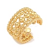 Brass Cuff Rings RJEW-P127-02G-1