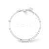 Non-Tarnish 304 Stainless Steel Melting Drop Open Cuff Rings for Women RJEW-L107-001P-3