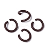 Spray Painted Iron Open Jump Rings IFIN-T017-04B-02-1