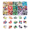 2400Pcs 15 Colors Handmade Polymer Clay Beads CLAY-YW0001-27A-1