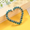 Heart Natural Faceted Apatite Pendants PALLOY-JF00511-04-2