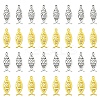50Pcs 2 Colors Tibetan Style Alloy Pendants FIND-YW0008-53-2