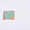 Kraft Paper Earring Display Cards CDIS-WH0013-21-1