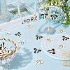 48Pcs 2 Colors Alloy Enamel Pendants ENAM-SC0006-56-3