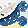 60Pcs 5 Colors 304 Stainless Steel Pendants STAS-NB0001-72-4