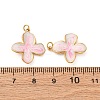 304 Stainless Steel Enamel Pendants STAS-U061-38G-3