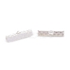 304 Stainless Steel Ribbon Crimp Ends STAS-P249-29A-S-2