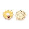 Alloy Enamel Pendants ENAM-N064-03KCG-2