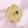 304 Stainless Steel Cuff Rings for Women RJEW-D302-03G-13-4