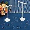 200Pcs 2 Styles 304 Stainless Steel Earring Hooks STAS-SP0001-33-4