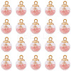 20Pcs Transparent Glass Globe Pendants GLAA-TA0003-57A-1