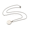 Non-Tarnish Constellation Pendant Necklaces NJEW-S422-04P-02-3