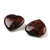 Heart Natural Mahogany Obsidian Palm Stones G-C134-06A-24-2