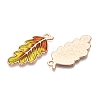 Thanksgiving Day Theme Alloy Enamel Pendants ENAM-T020-52I-01-2