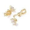 Brass Clip-on Earring Findings for Women EJEW-V002-04G-02-2