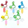 40Pcs 5 Colors Opaque Resin Pendants RESI-CJ0002-99-8